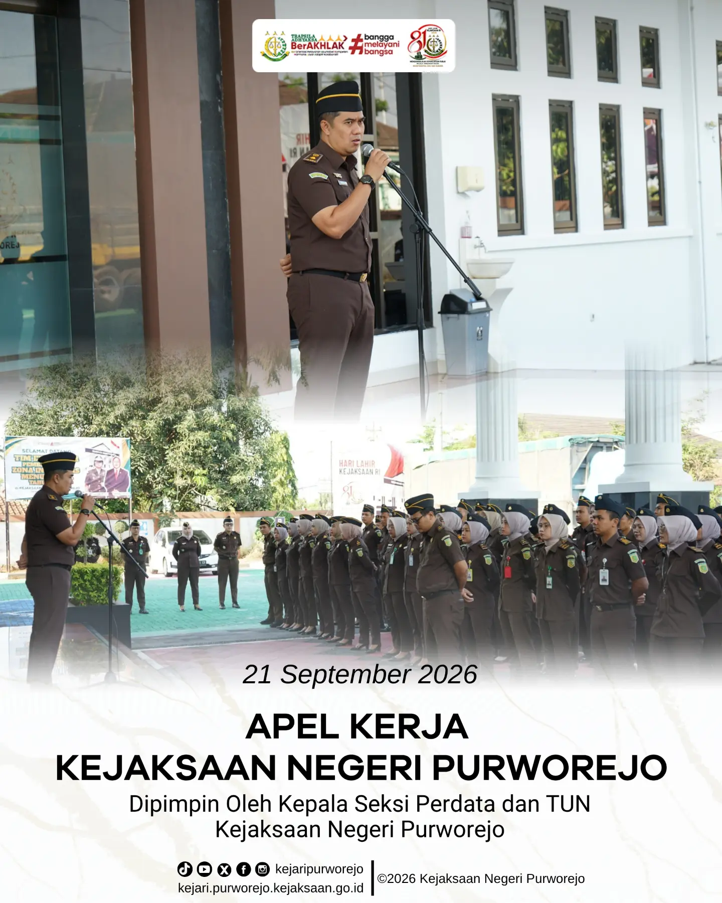 Apel Kerja Kejaksaan Negeri Purworejo