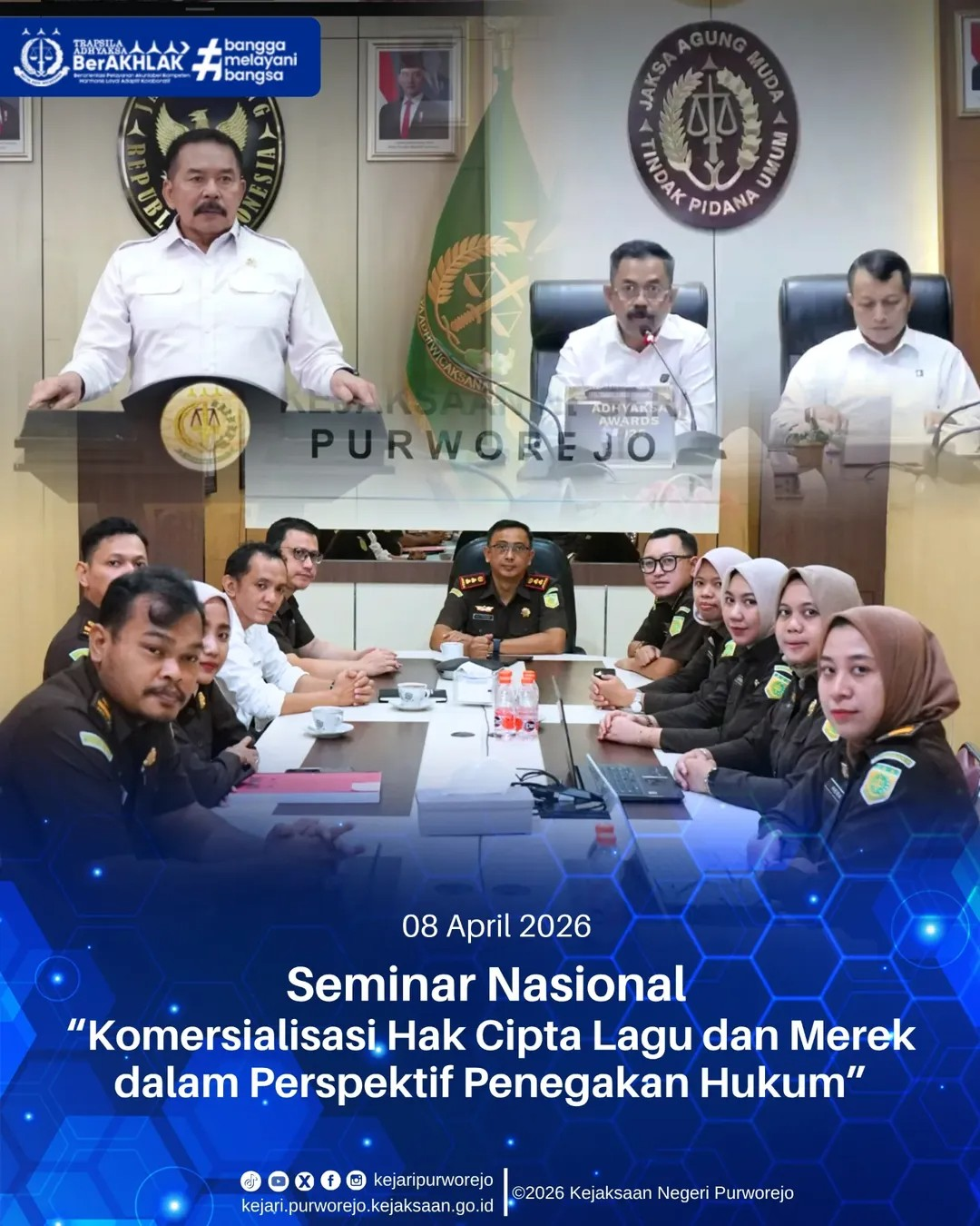 Seminar Nasional “Komersialisasi Hak Cipta Lagu dan Merek dalam Perspektif Penegakan Hukum”