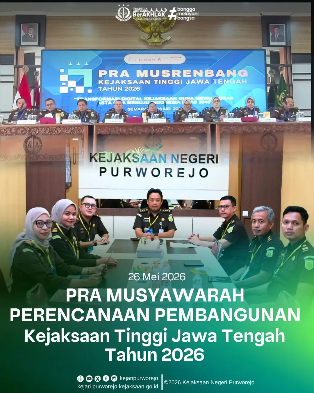 Pra Musyawarah Perencanaan Pembangunan (Musrenbang) Kejaksaan Tinggi Jawa Tengah Tahun 2026