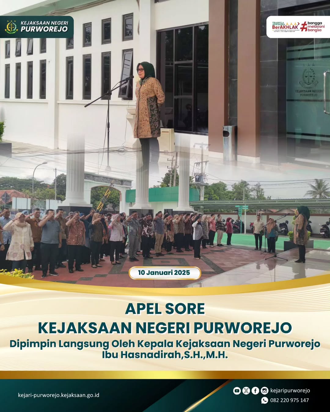 Apel Sore Kejaksaan Negeri Purworejo