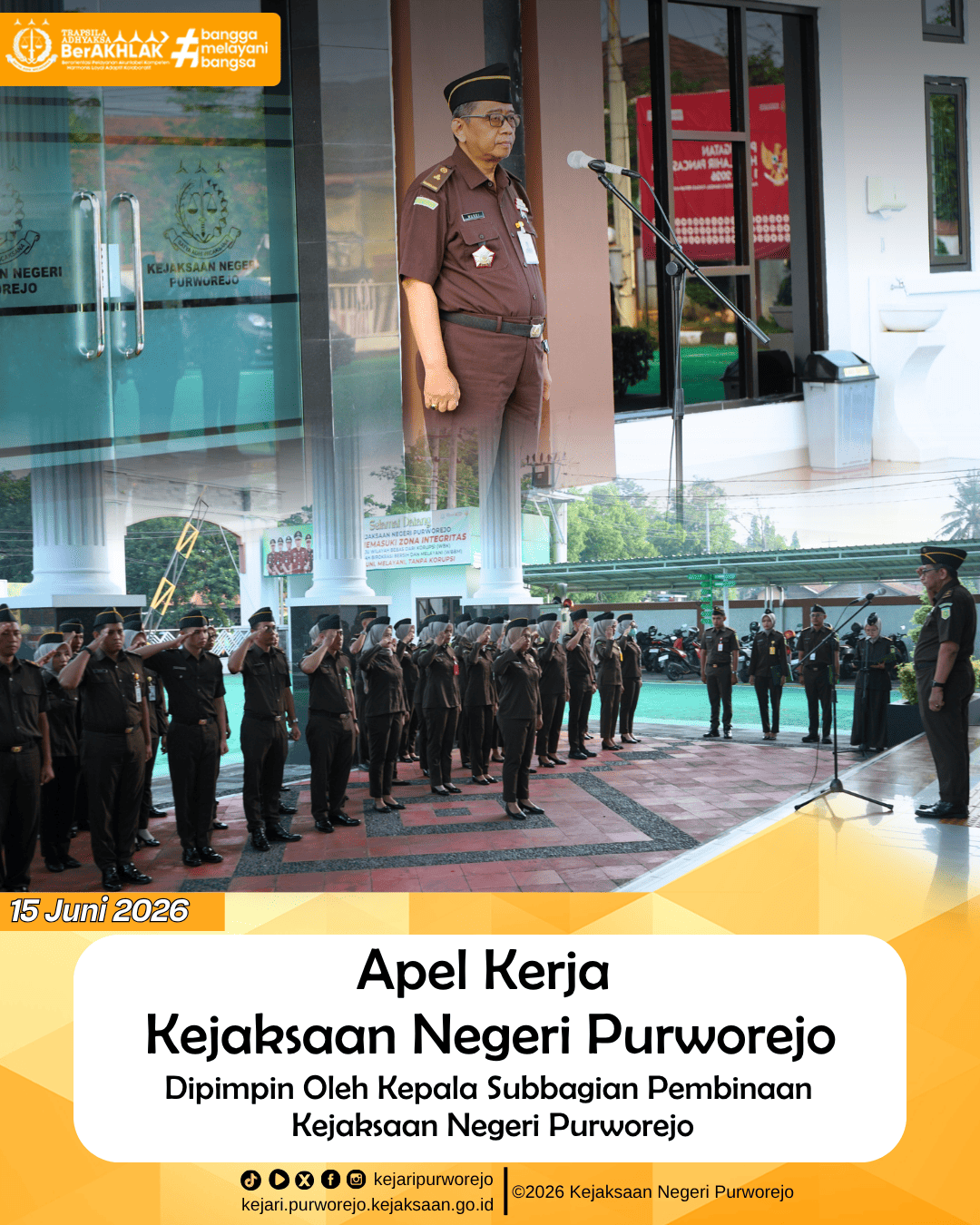 Apel Kerja Kejaksaan Negeri Purworejo