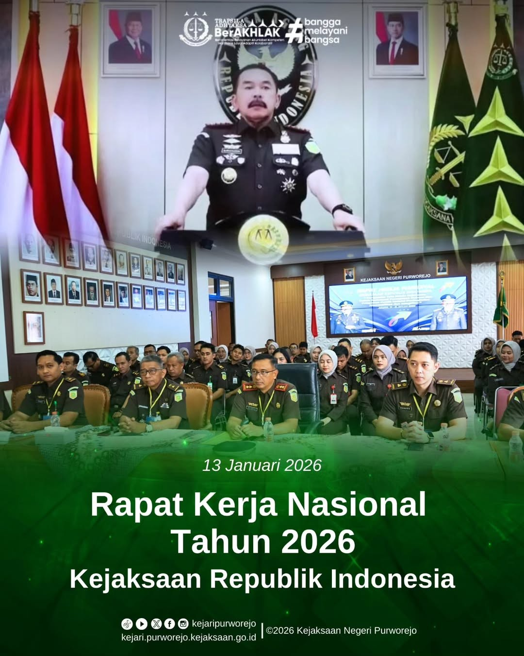 Rapat Kerja Nasional Tahun 2026 Kejaksaan Republik Indonesia