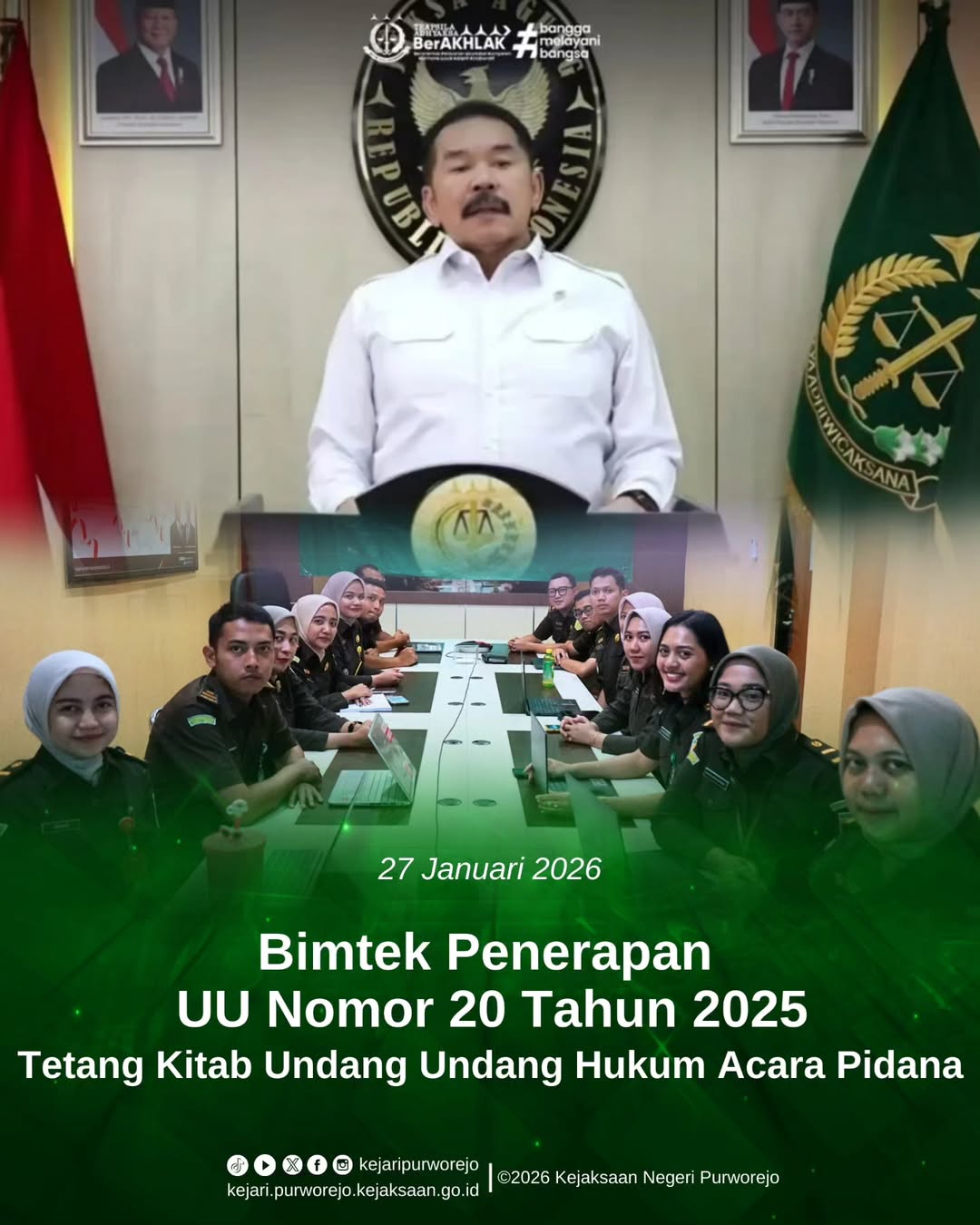 Bimtek Penerapan UU Nomor 20 Tahun 2025 Tetang Kitab Undang Undang Hukum Acara Pidana