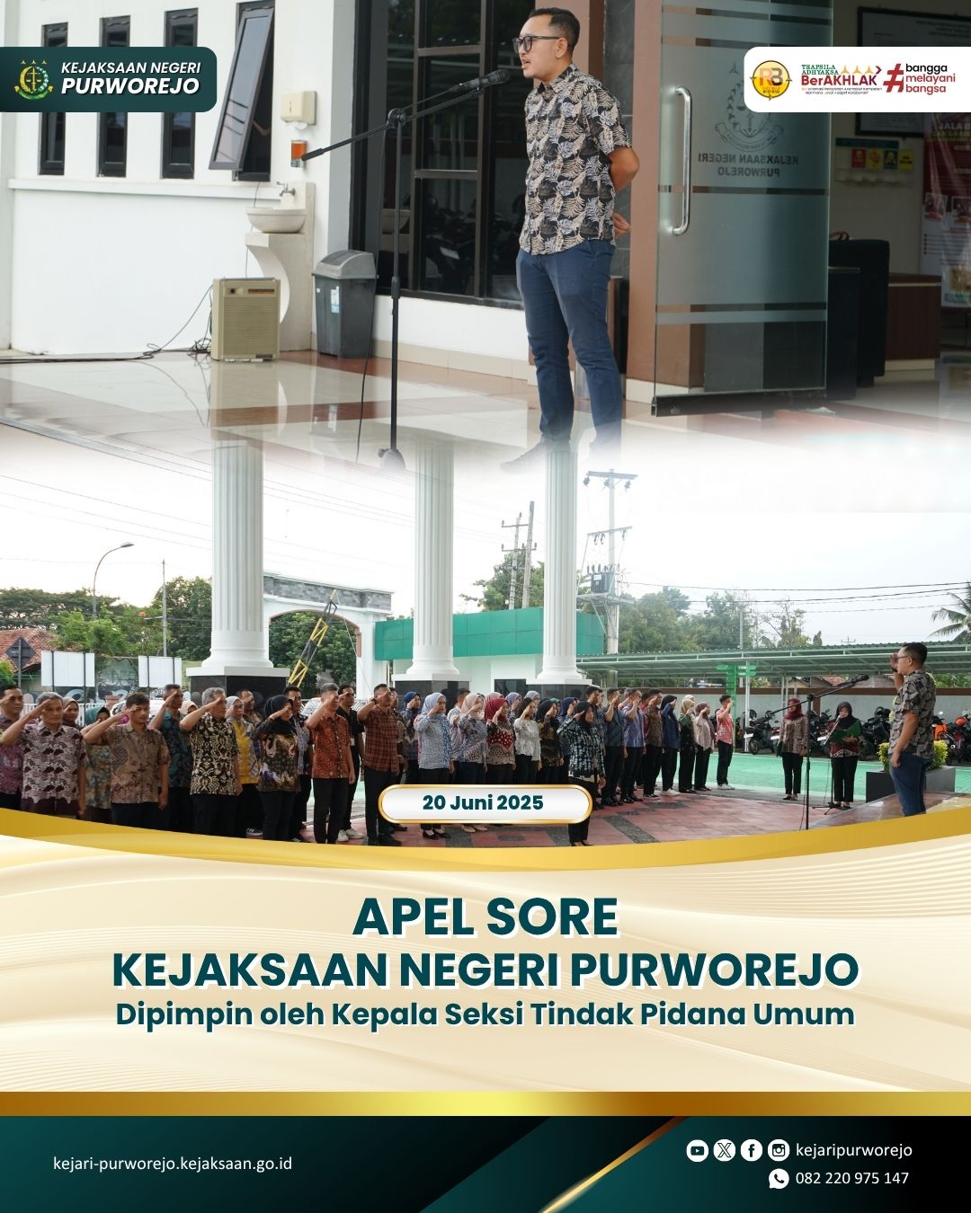 Apel Sore Kejaksaan Negeri Purworejo