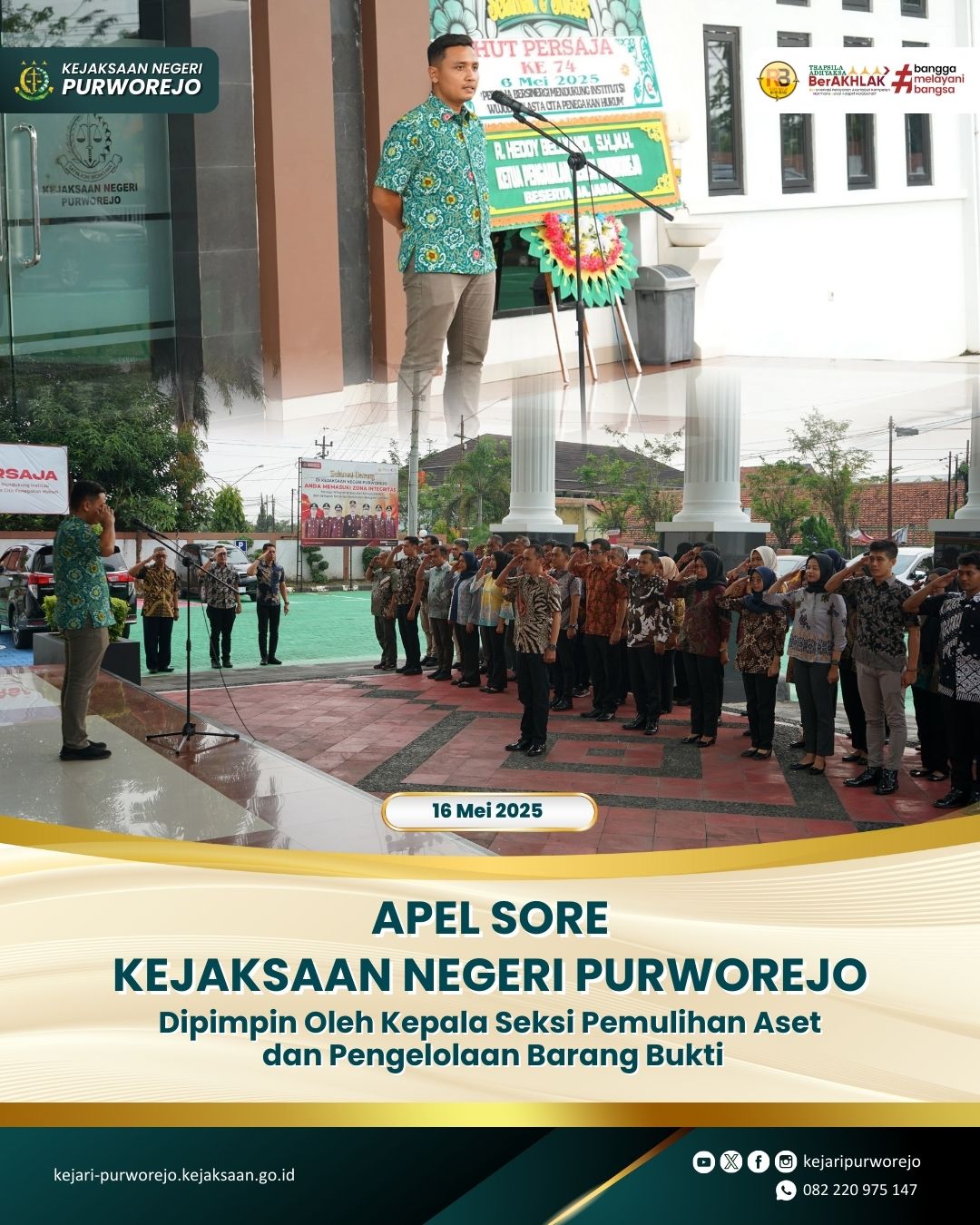 Apel Sore Kejaksaan Negeri Purworejo