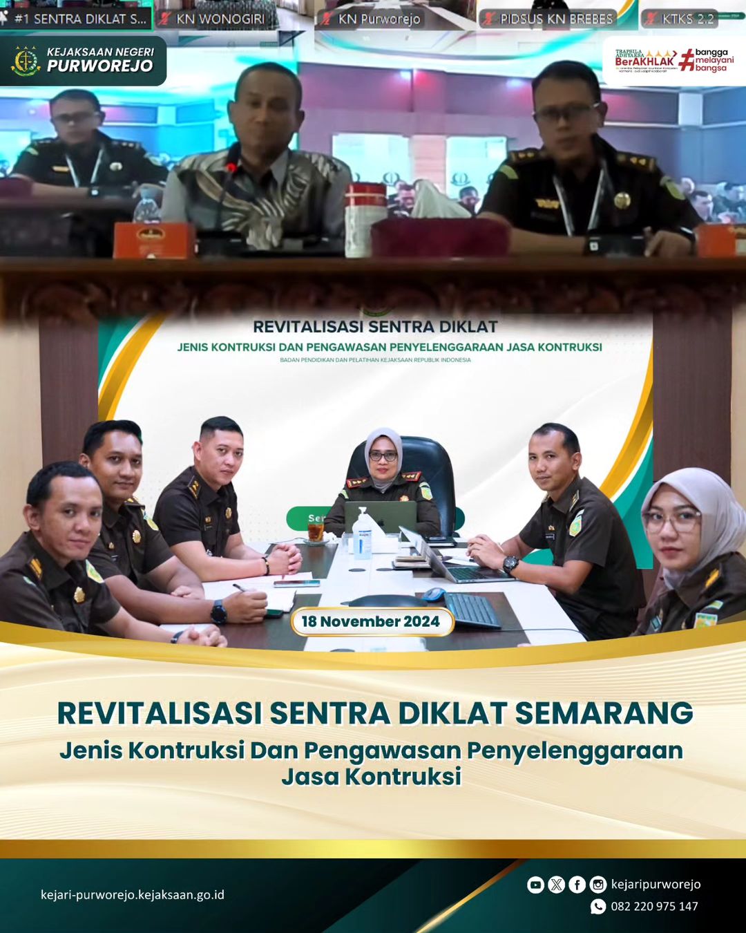 Revitalisasi Sentra Diklat Semarang Jenis Konstruksi dan Pengawasan Penyelenggara Jasa Konstruksi