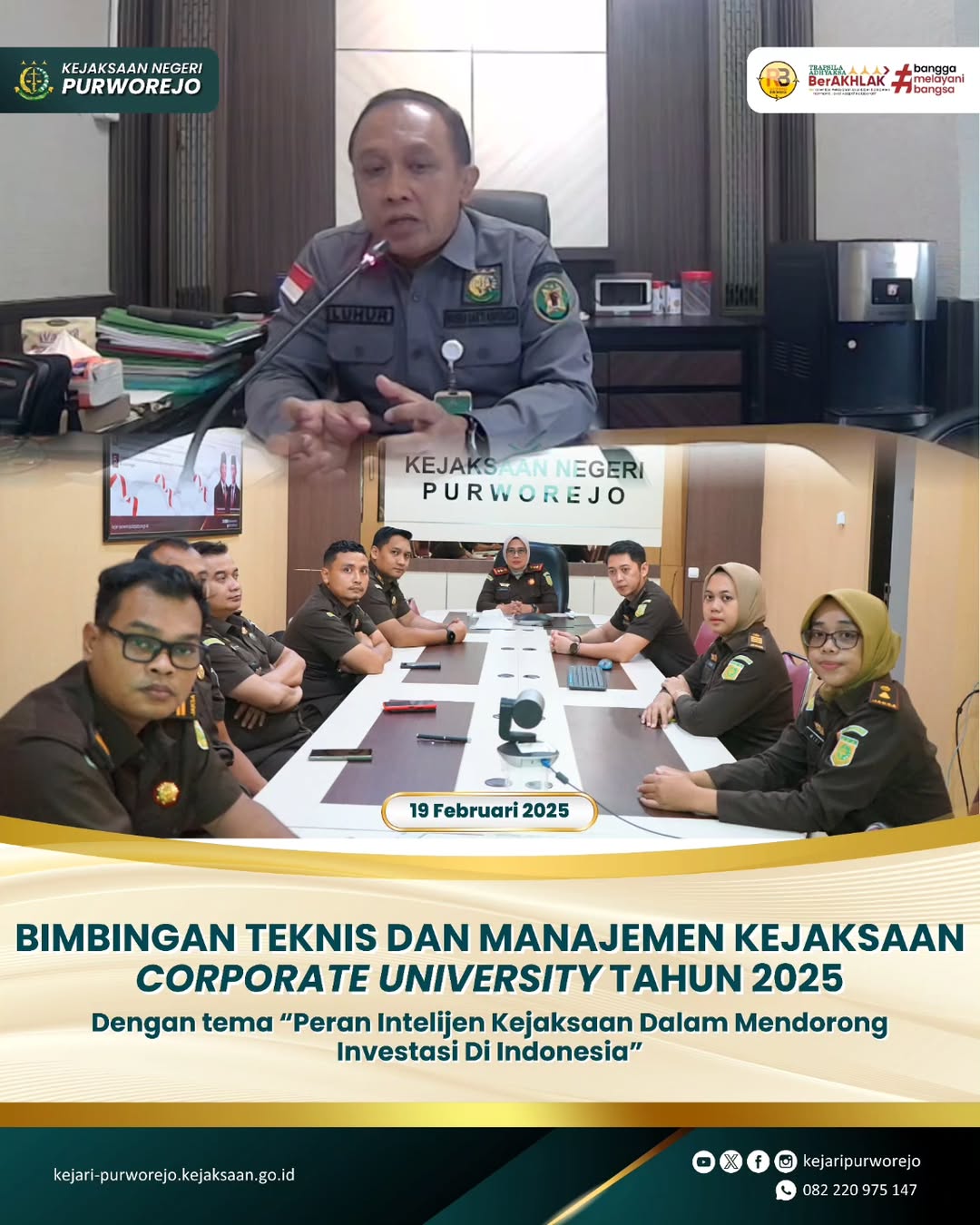 Bimbingan Teknis dan Manajemen Kejaksaan Corporate University 2025