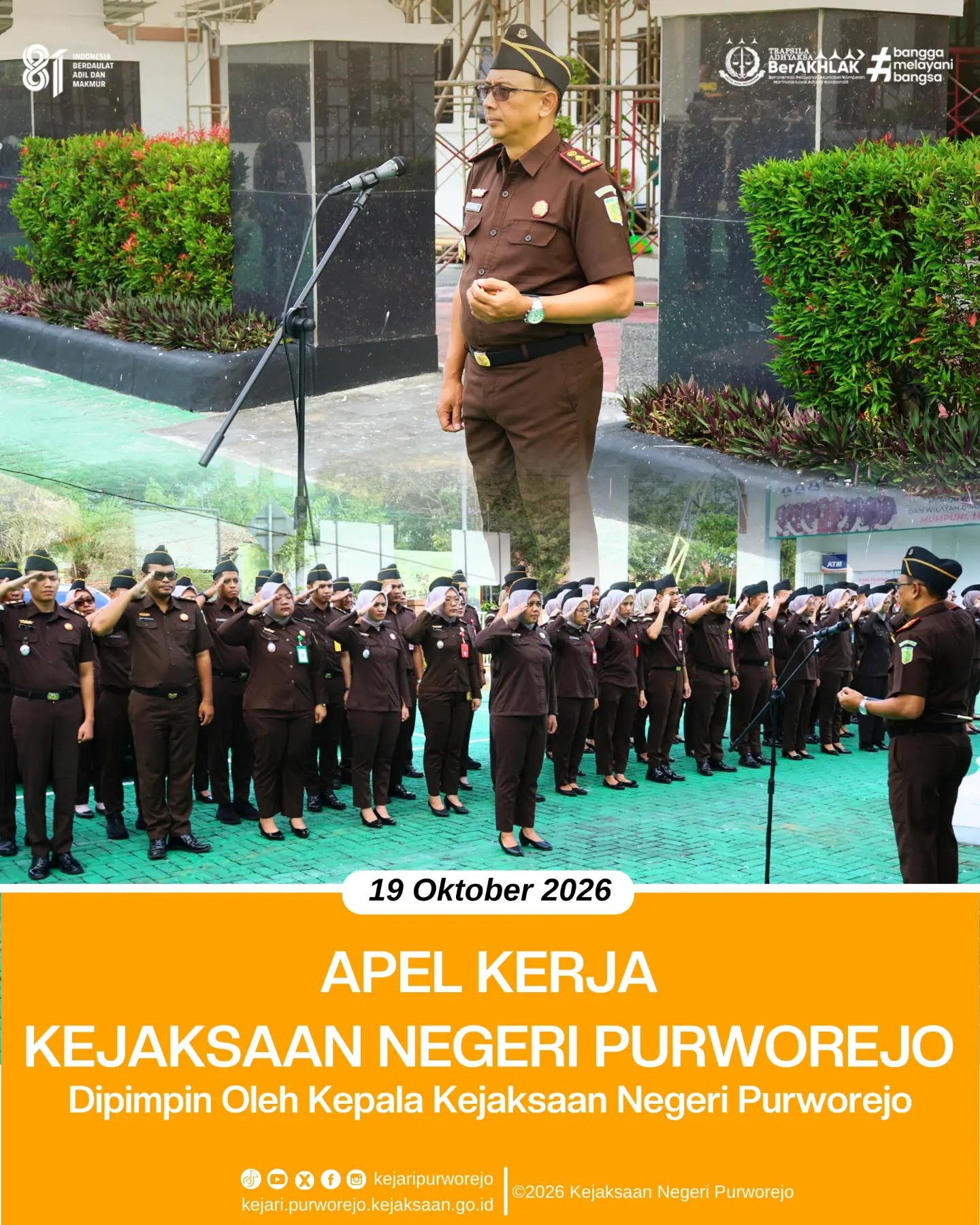 Apel Kerja Kejaksaan Negeri Purworejo
