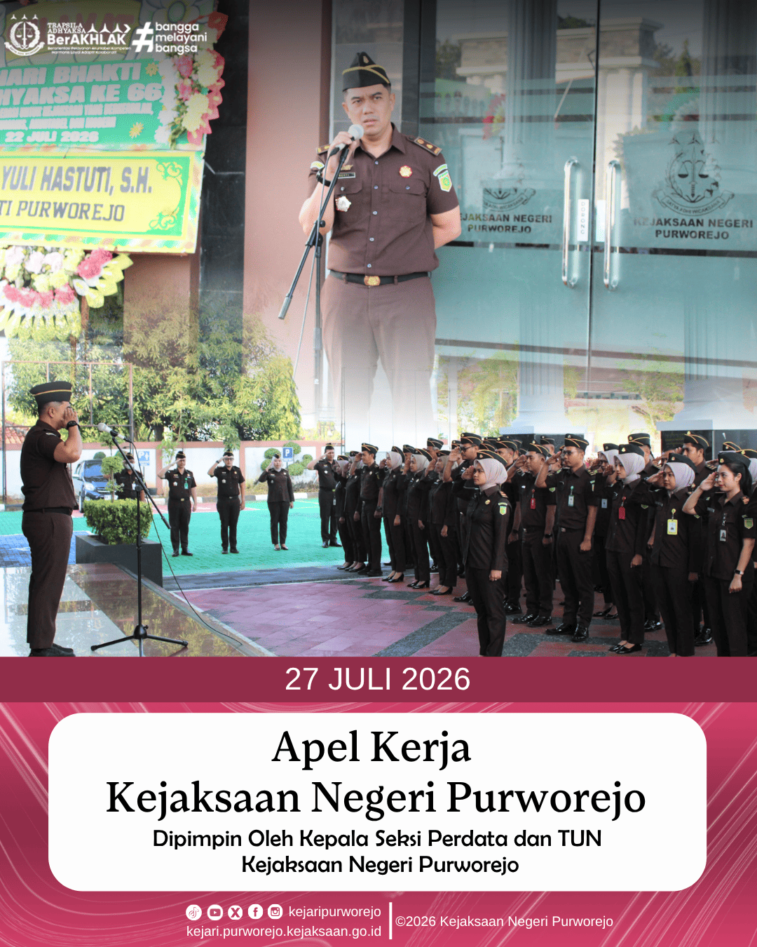 Apel Kerja Kejaksaan Negeri Purworejo
