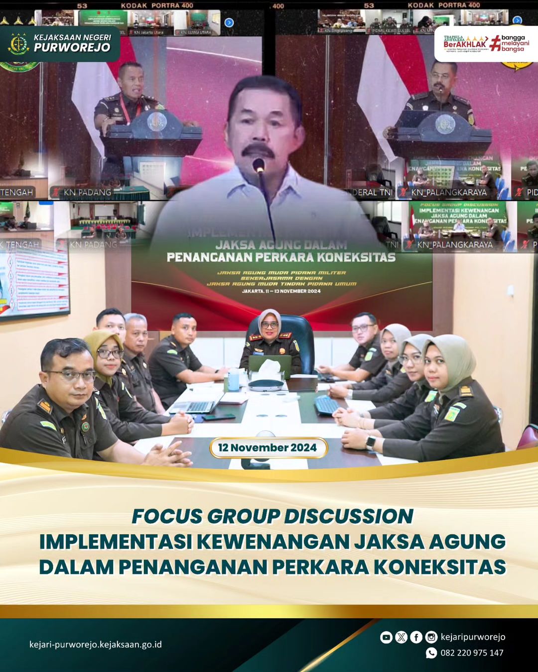 Focus Group Discussion Implementasi Kewenangan Jaksa Agung dalam Penanganan Perkara Koneksitas