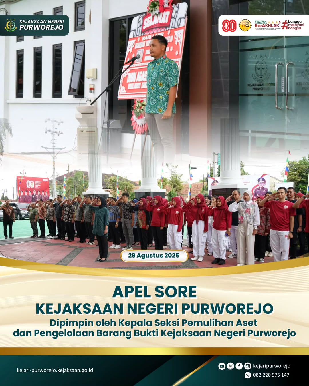 Apel Sore Kejaksaan Negeri Purworejo