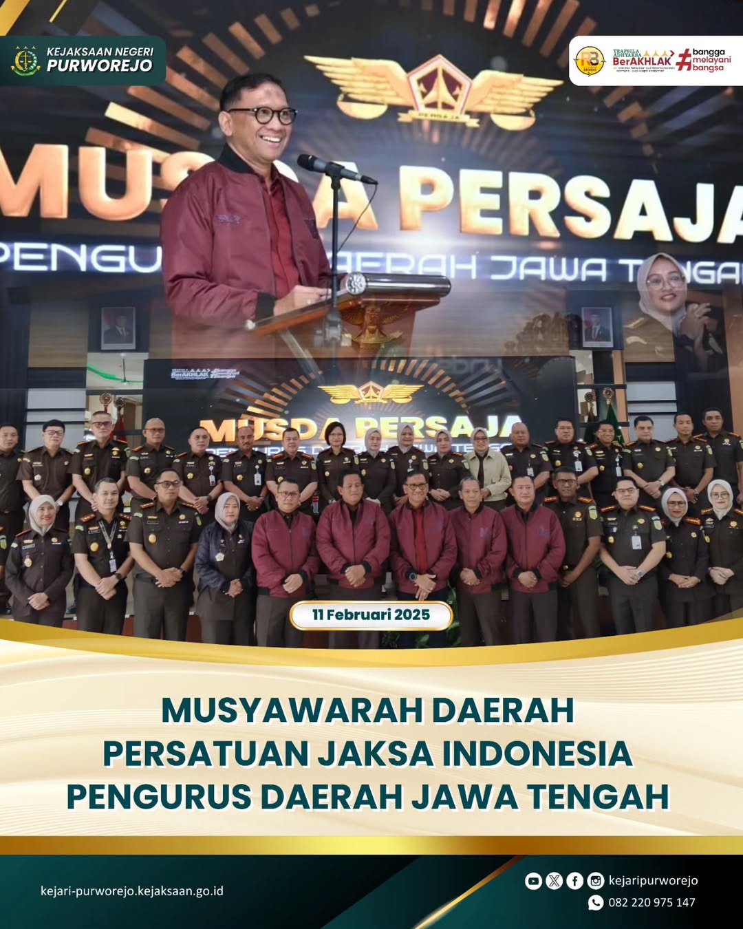 Musyawarah Daerah Persatuan Jaksa Indonesia Pengurus Daerah Jawa Tengah