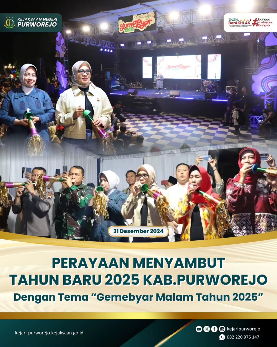 Perayaan Menyambut Tahun Baru 2025 Kabupaten Purworejo