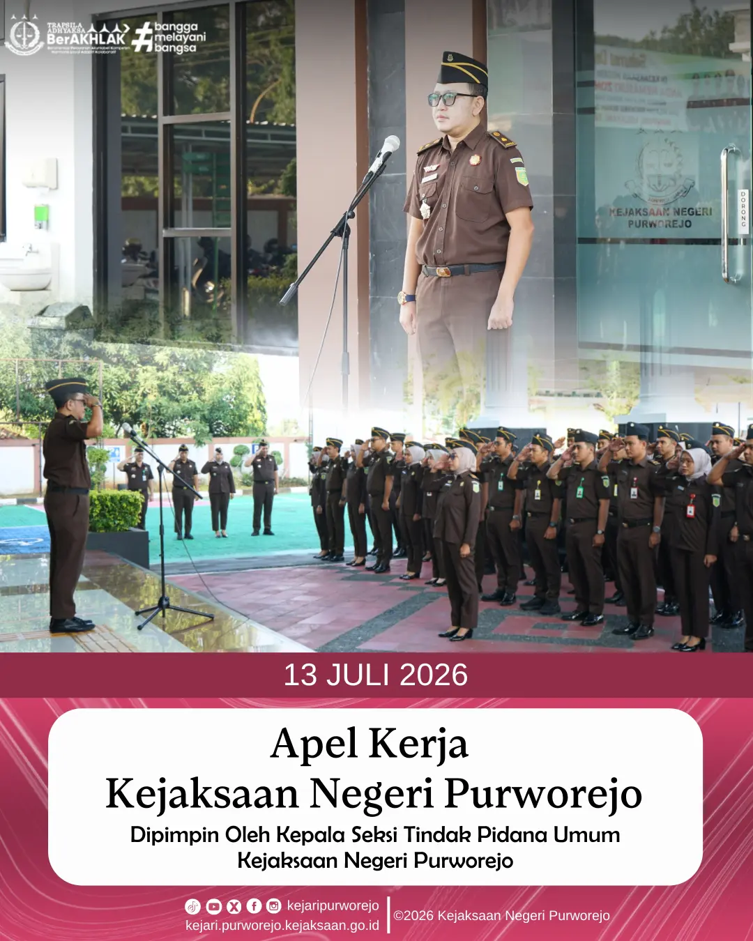 Apel Kerja Kejaksaan Negeri Purworejo