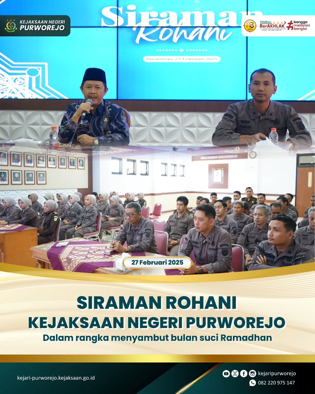 Siraman Rohani Kejaksaan Negeri Purworejo