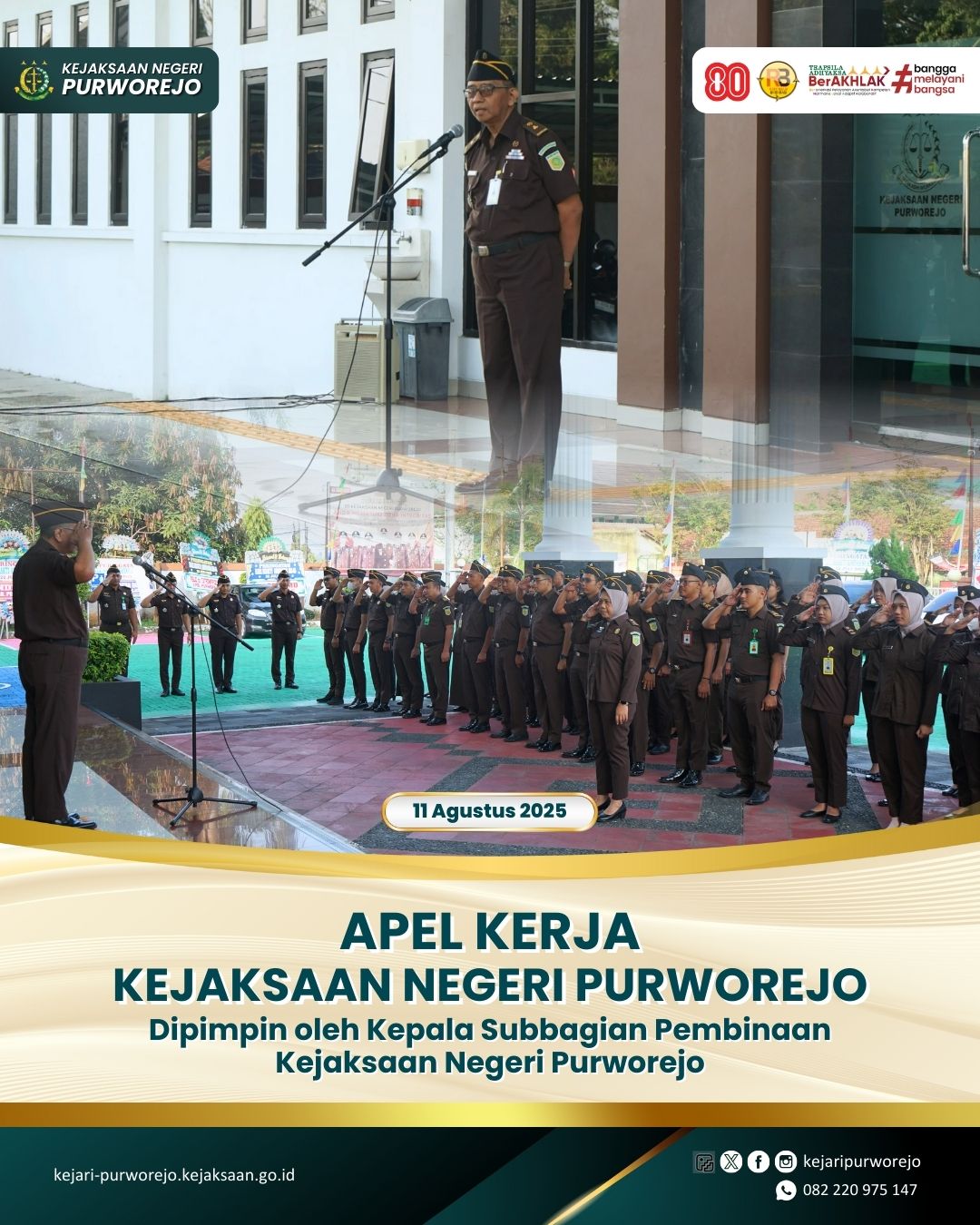 Apel Kerja Kejaksaan Negeri Purworejo