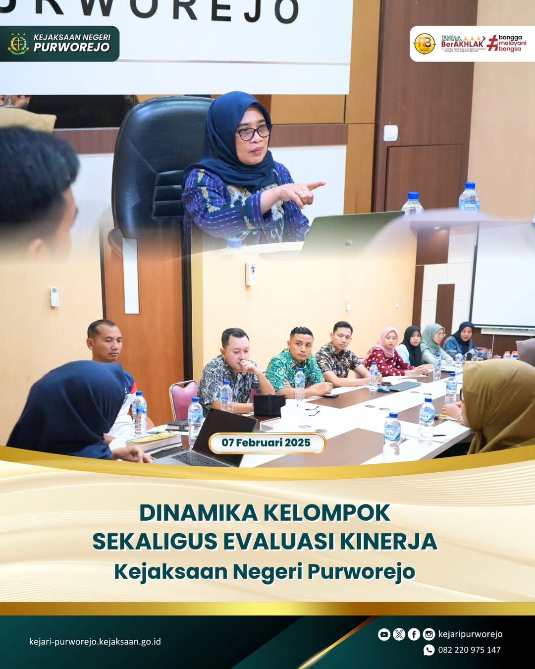 Dinamika Kelompok Sekaligus Evaluasi Kinerja Kejaksaan Negeri Purworejo
