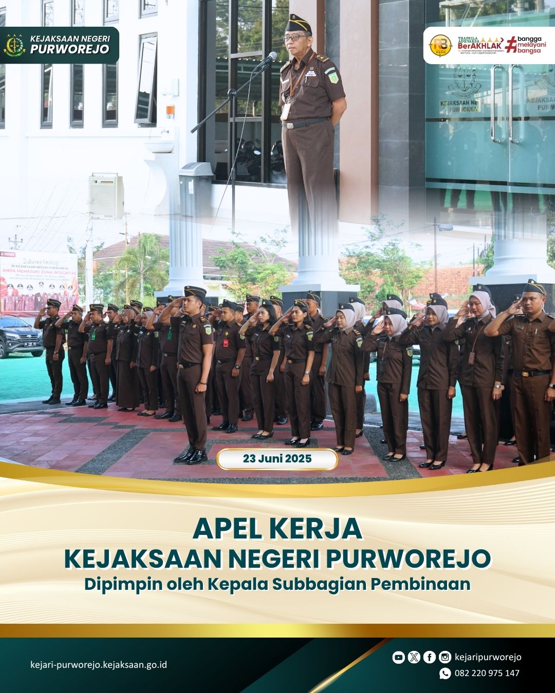 Apel Kerja Kejaksaan Negeri Purworejo