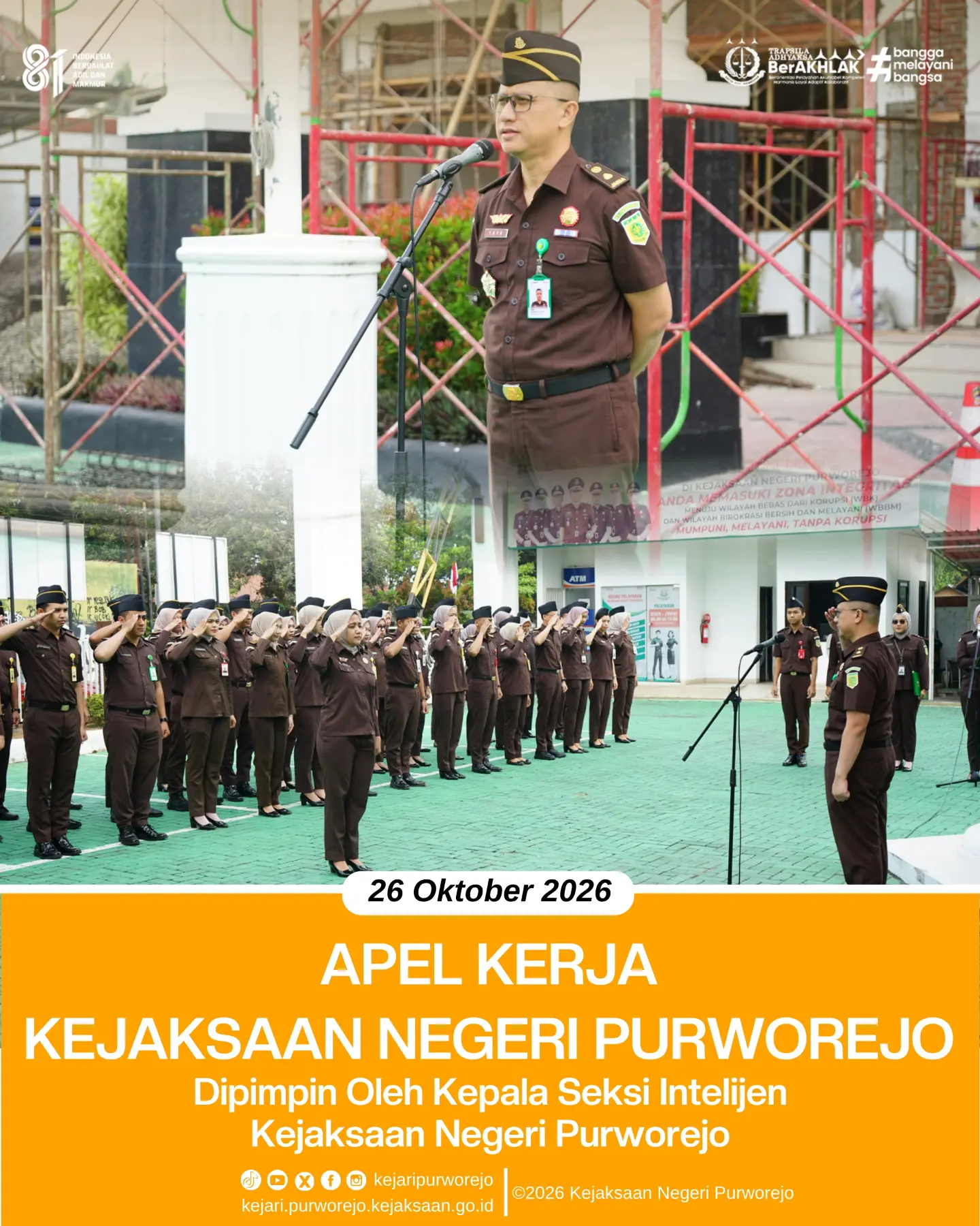 Apel Kerja Kejaksaan Negeri Purworejo