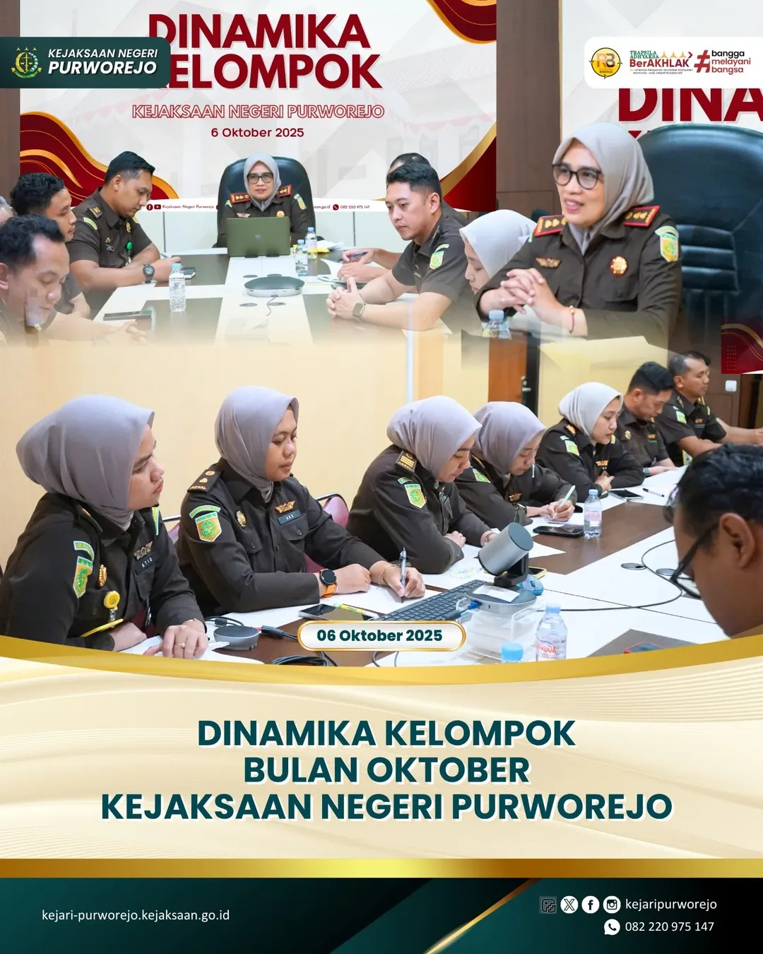 Dinamika Kelompok Bulan Oktober Kejaksaan Negeri Purworejo
